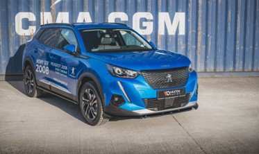 Накладка переднього бампера Peugeot 2008 MK2 вар.1 фото