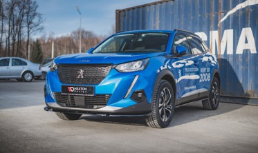 Накладка переднього бампера Peugeot 2008 MK2 вар.1 фото