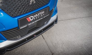 Диффузор тюнинговый на передний бампер Peugeot 2008 MK2 вар.2 фото