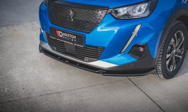 Диффузор тюнинговый на передний бампер Peugeot 2008 MK2 вар.2 фото