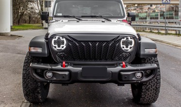 Тюнінгова решітка радіатора Jeep Wrangler JL INFERNO фото