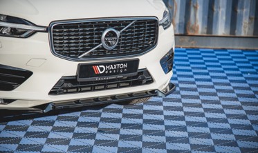 Накладка переднего бампера Volvo XC60 MK2 R-Design вар. 2 фото