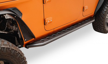 защитные усиленные пороги Jeep Wrangler JL (4 двери) фото