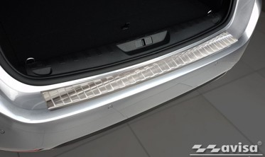 Защитная накладка на задний бампер Peugeot 308 II SW  фото