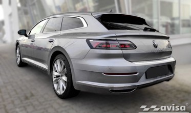 накладка на задний бампер с бортиком Volkswagen Arteon Shooting Brake фото