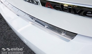 Защитная накладка на задний бампер Hyundai i20 II рестайл фото