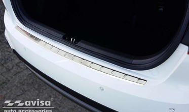 Защитная накладка на задний бампер Hyundai i20 II рестайл фото