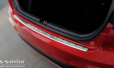 Захисна накладка на задній бампер Hyundai i20 II рестайл фото