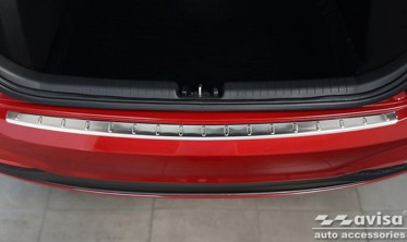 Защитная накладка на задний бампер Hyundai i20 II рестайл фото