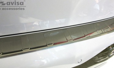 защитная накладка на задний бампер BMW X7 G07 M-Pakiet (Stal-Tytan) фото