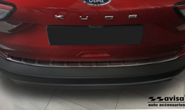Захисна накладка на задній бампер FORD KUGA 3, чорна фото