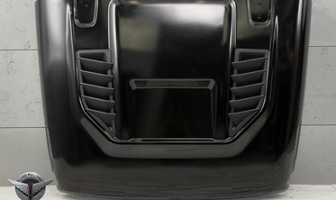 Капот с вентиляцией Jeep Wrangler JL стиль OVERTREAD фото