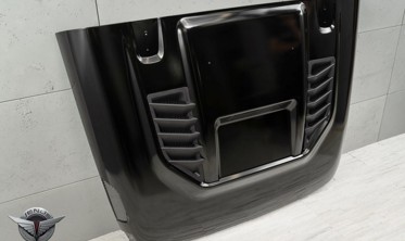 Капот с вентиляцией Jeep Wrangler JL стиль OVERTREAD фото