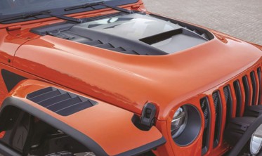 Капот с вентиляцией Jeep Wrangler JL стиль OVERTREAD фото