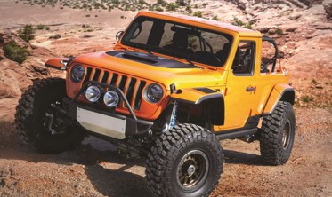 Капот с вентиляцией Jeep Wrangler JL стиль OVERTREAD фото