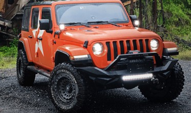 бампер передний JEEP WRANGLER JL 2018+ SUPER WING фото