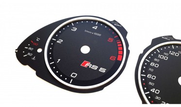 Тюнинговые заменители шкал Audi A5 в стиле RS5 фото