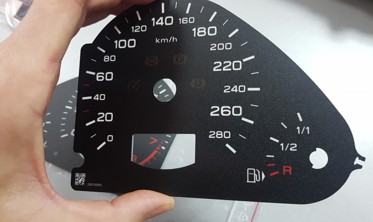 Шкали-замінники з миль на км Audi A6 C6/Q7 4L фото