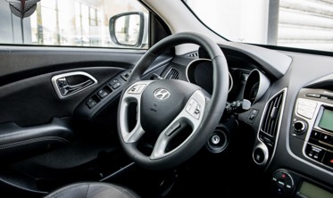хром рамки на ручки дверей Hyundai ix35 (внутренние) фото