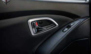хром рамки на ручки дверей Hyundai ix35 (внутренние) фото