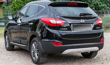 комплект алюмінієвих накладок бампера Hyundai ix35 фото