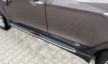 пороги (подножки боковые) Hyundai ix35 фото