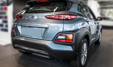 декоративная накладка на бампер Hyundai KONA 2017+ фото