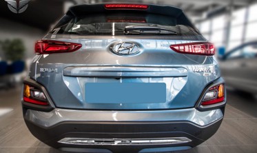 декоративная накладка на бампер Hyundai KONA 2017+ фото