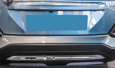 декоративная накладка на бампер Hyundai KONA 2017+ фото