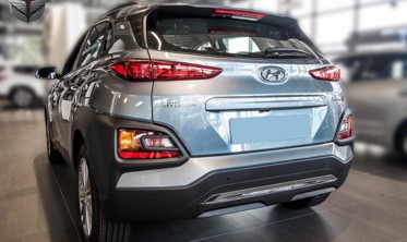 декоративная накладка на бампер Hyundai KONA 2017+ фото