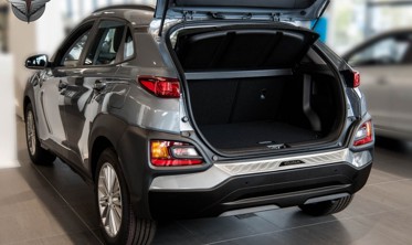 защитная накладка на задний бампер HYUNDAI KONA 2017+ фото