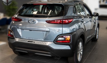 защитная накладка на задний бампер HYUNDAI KONA 2017+ фото