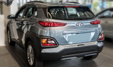 защитная накладка на задний бампер HYUNDAI KONA 2017+ фото
