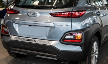 защитная накладка на задний бампер HYUNDAI KONA 2017+ фото