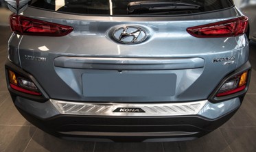 защитная накладка на задний бампер HYUNDAI KONA 2017+ фото