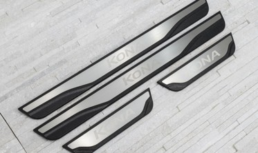 защитные накладки на порожки HYUNDAI KONA 2017+ фото
