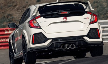 Спойлер багажника Honda Civic X Type R hatch фото