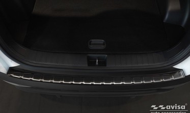 захисна накладка на задній бампер HYUNDAI TUCSON IV, чорна фото