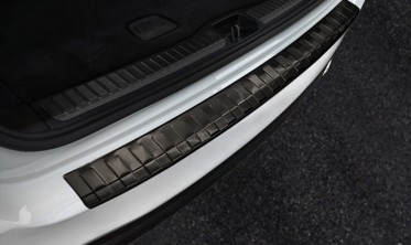 защитная накладка на задний бампер Mercedes GLS II X167, черная фото