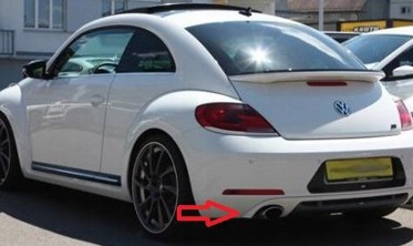 диффузор заднего бампера VW BEETLE фото