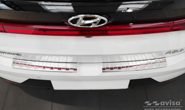 Защитная накладка заднего бампера Hyundai i20 III фото