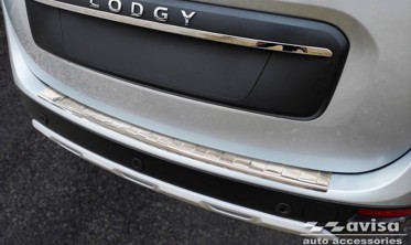 Захисна накладка для заднього бампера Dacia Lodgy фото