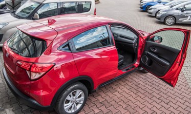 защитные накладки на порожки Honda HR-V  фото