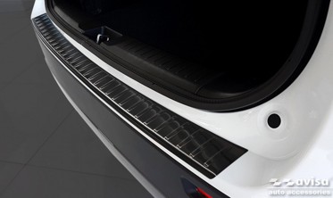 Захисна накладка заднього бампера SUZUKI VITARA 2 чорна фото