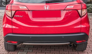 комплект накладок переднего и заднего бампера HONDA HR-V сталь фото