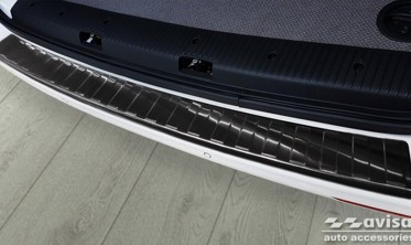 Защитная накладка для заднего бампера VW T5, T6 черная фото