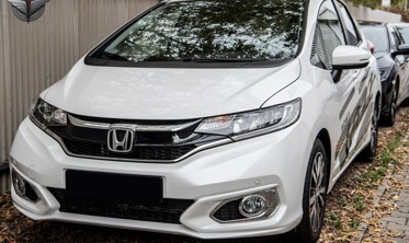 хром накладки на противотуманки HONDA JAZZ 2015+ фото