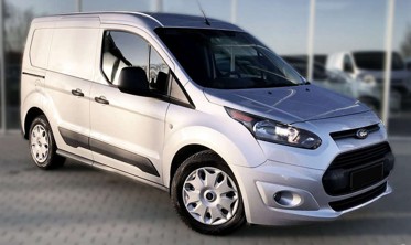 Захисна накладка заднього бампера Ford Tourneo / Transit Connect 2 чорна фото
