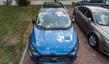 алюмінієві рейлінги-поперечки на дах FORD ECOSPORT 2013+. фото