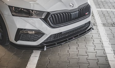 Дифузор переднього бампера Skoda Octavia RS MK4 вер.1 фото